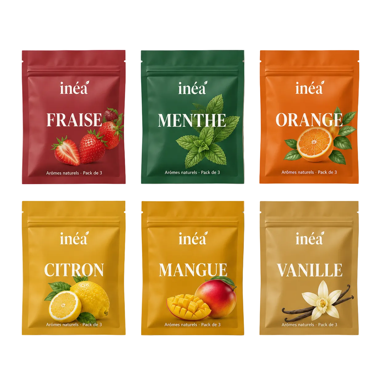 Pack Essentiel 6 saveurs (18 recharges)