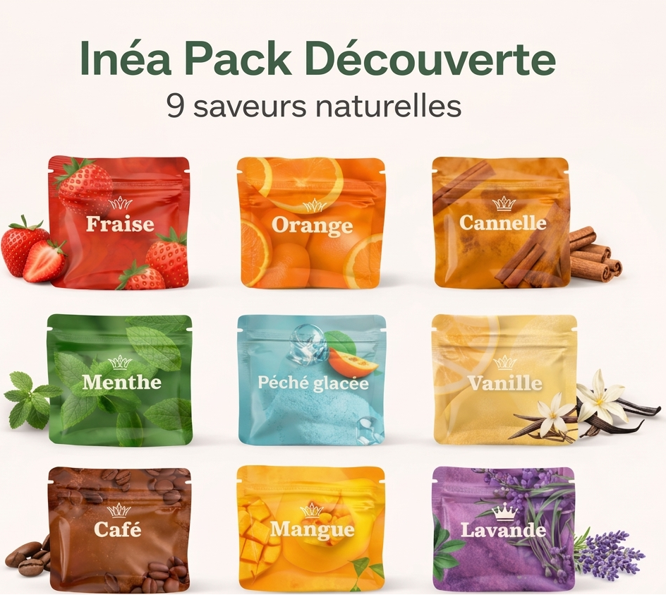 PACK DÉCOUVERTE 9 Aromes (27 Recharges) – 9 SAVEURS