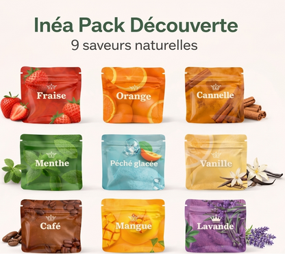 PACK DÉCOUVERTE 9 Aromes (27 Recharges) – 9 SAVEURS